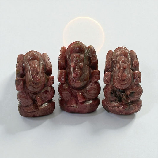 Rhodonite Ganesha