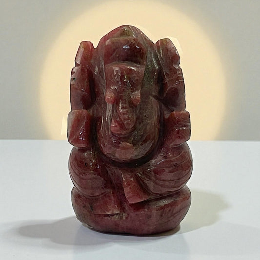 Rhodonite Ganesha