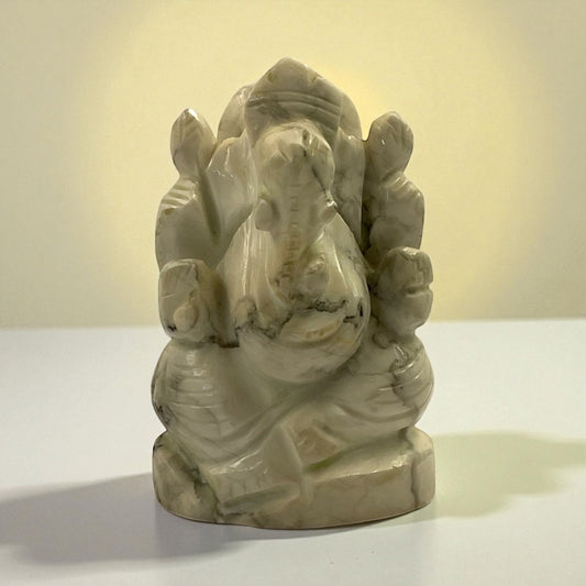 Howlite Ganesha