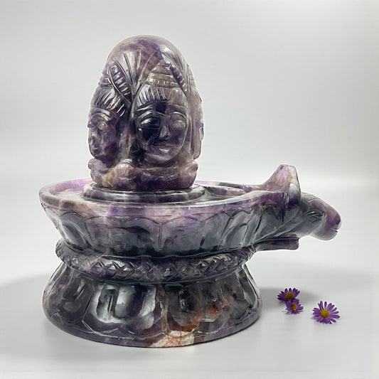 Amethyst Shivling 5 face