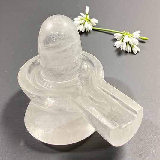 Clear Quartz Shivling