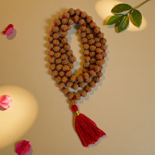 5 Mukhi Rudraksha Mala (108+1)