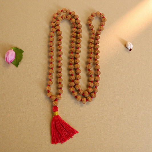 5 Mukhi Rudraksha Mala (108+1)