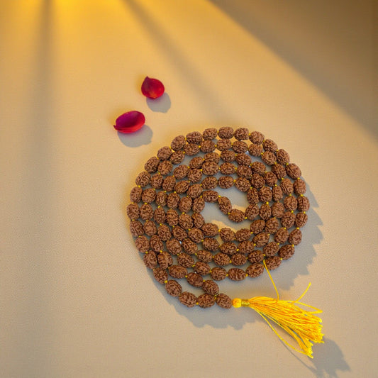 3 Mukhi Rudraksha Mala (108+1)