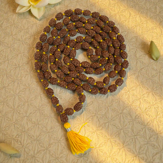 3 Mukhi Rudraksha Mala (108+1)