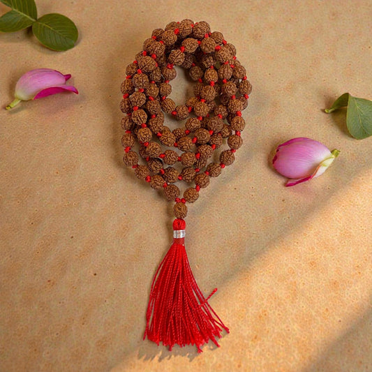 5 Mukhi Rudraksha Mala (108+1)