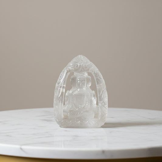 Clear Quatz Buddha