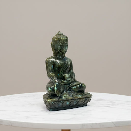 Labrodorite Buddha