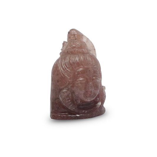 3" Strawberry Lord Shiva Head