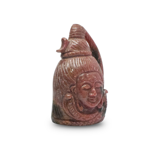 2.75" Rhodonite Lord Shiva Head