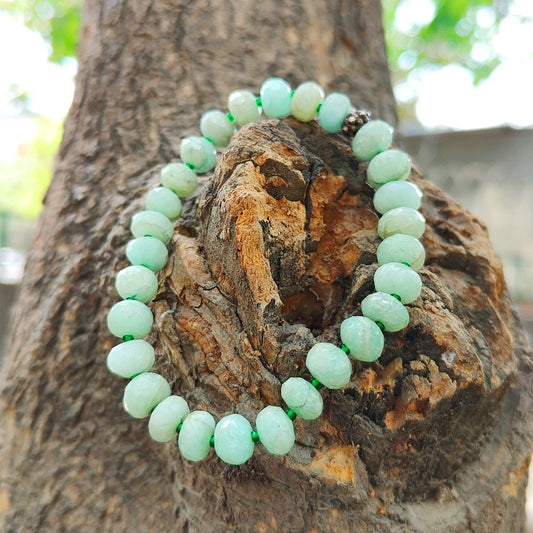 Natural Amazonite  Bracelet, Gemstone Bracelet for Unisex