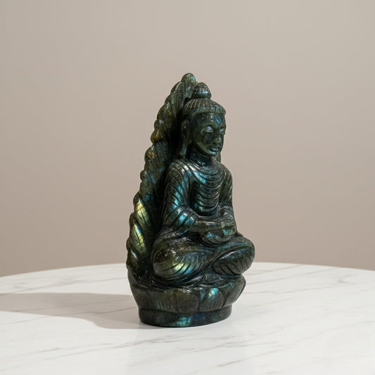 Labrodorite Buddha