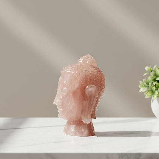 Rose Quartz Buddha