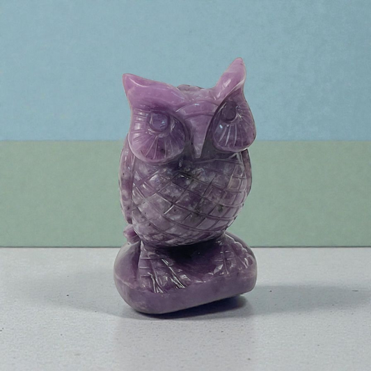 Lapidolite Owl