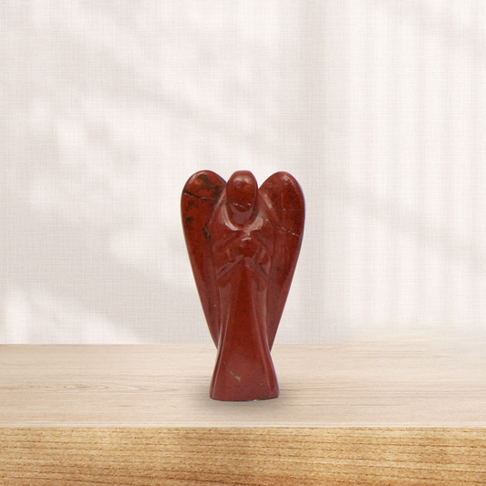 2" Natural Red Jasper Angel