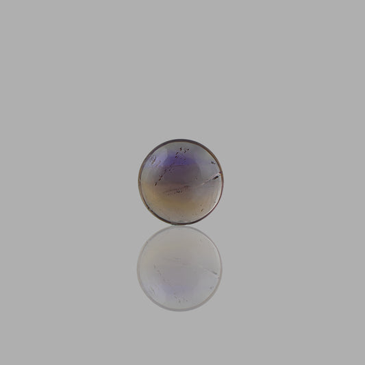 Natural Ametrine Smooth Cabochon Round Shape Stone  - 26.15 Ct