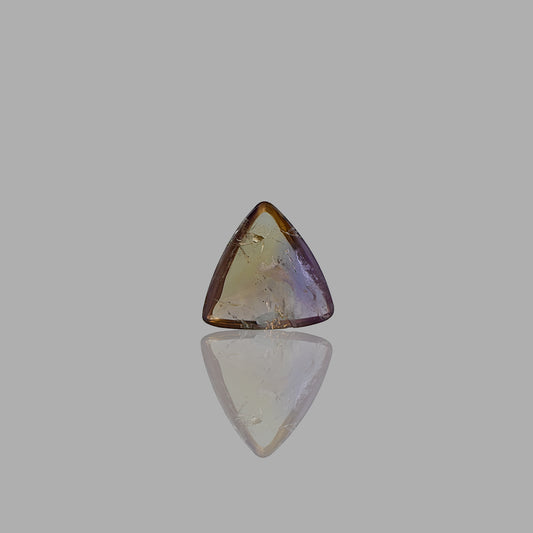 Natural Ametrine Smooth Cabochon Triangle Shape Stone  - 20.6 Ct