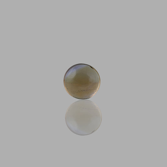 Natural Ametrine Smooth Cabochon Round Shape Stone  - 24.5 Ct