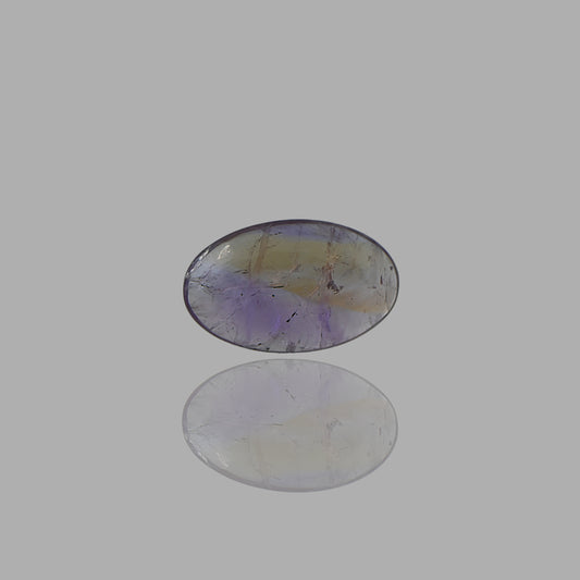 Natural Ametrine Smooth Cabochon Oval Shape Stone  - 44.6 Ct