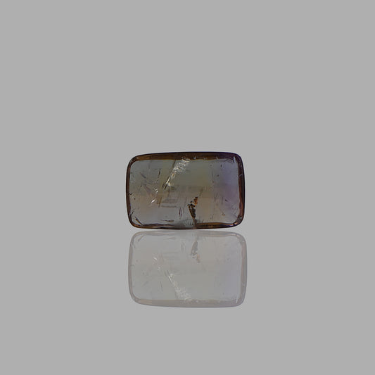 Natural Ametrine Smooth Cabochon Rectangle Shape Stone  - 39 Ct