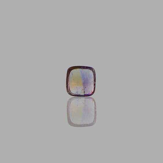 Natural Ametrine Smooth Cabochon Square Shape Stone  - 12.5 Ct