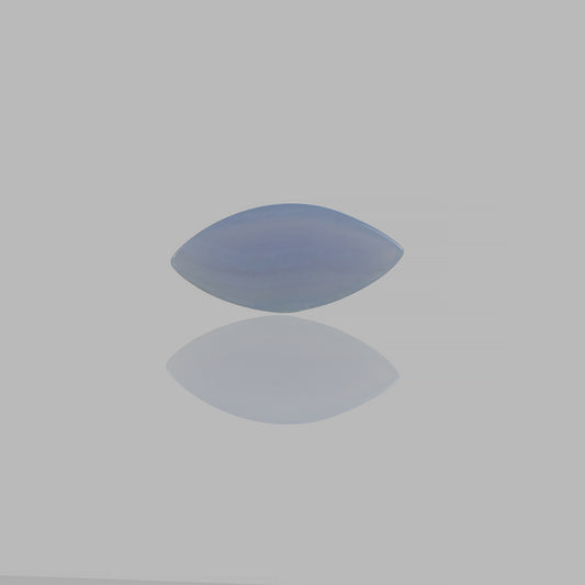 Blue Lace Agate Smooth Cabochon Marquise Shape Stone - 14.05 Ct