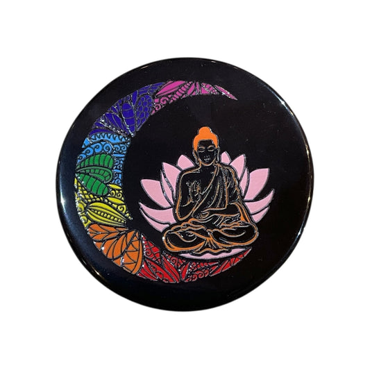 Black Agate Crystal Charging Plate