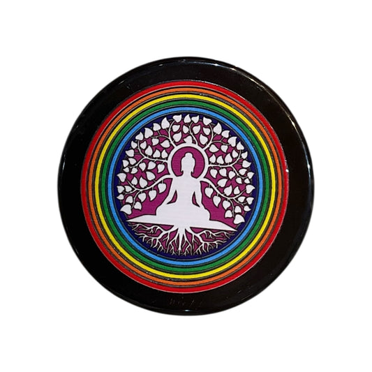 Black Agate Crystal Charging Plate