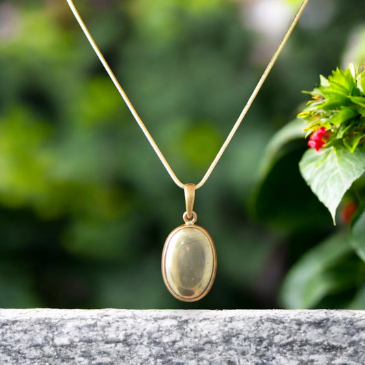 Golden Pyrite Prosperity Pendant / Attract Wealth & Success