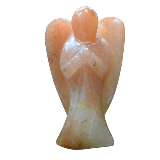 Strawberry Quartz  Angel, Healing Crystal Weight - 194 gm ( 11 X 6 cm )