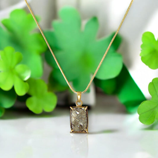 Golden Pyrite Prosperity Pendant / Attract Money & Success