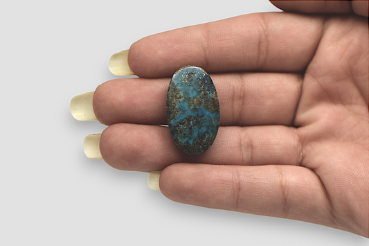 Irani Turquoise (Firoza) Gemstone - 17.57 Carat | AA-Quality