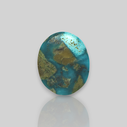 Irani Turquoise (Firoza) Gemstone - 19.52 Carat | AA-Quality