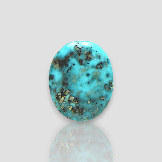 Irani Turquoise (Firoza) Gemstone - 21.47 Carat | AAA-Quality