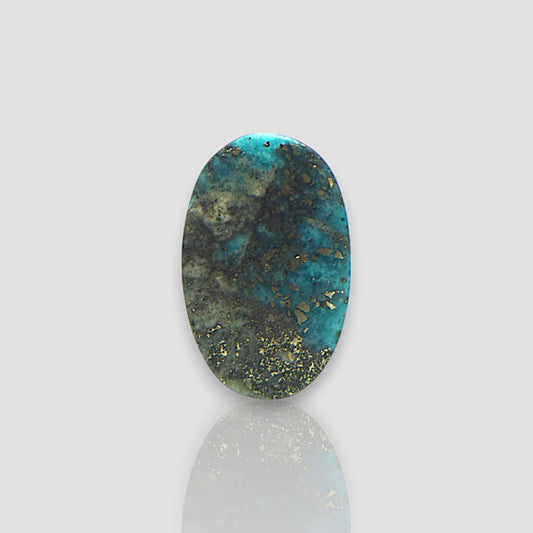 Irani Turquoise (Firoza) Gemstone - 6.93 Carat | A-Quality