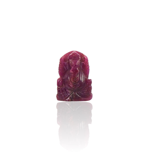 Ruby Ganesha - 26.77 Carat