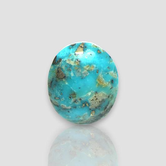 Irani Turquoise (Firoza) Gemstone - 22.19 Carat | A-Quality