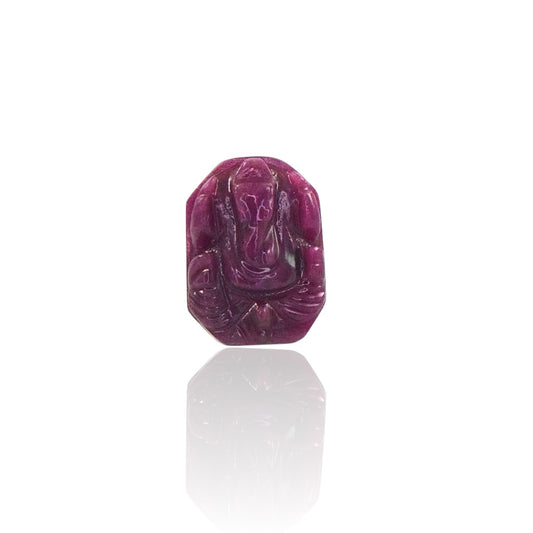 Ruby Ganesha - 14.67 Carat