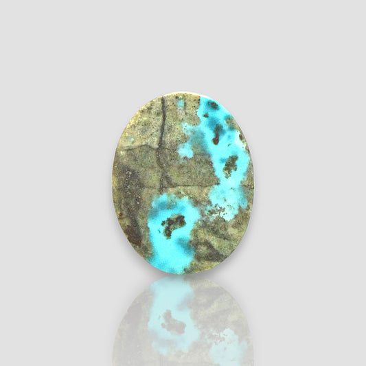 Irani Turquoise (Firoza) Gemstone - 25.65 Carat | A-Quality