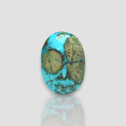 Irani Turquoise (Firoza) Gemstone - 23.19 Carat | A-Quality