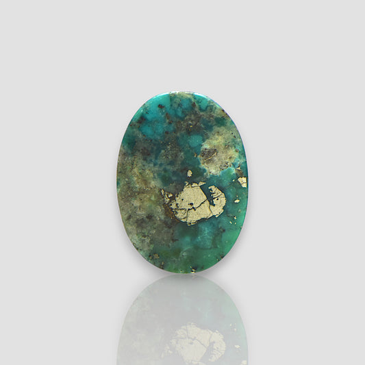 Irani Turquoise (Firoza) Gemstone - 18.4 Carat | A-Quality