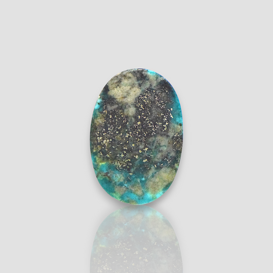 Irani Turquoise (Firoza) Gemstone - 52.26 Carat | A-Quality