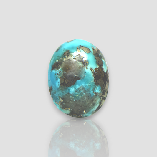 Irani Turquoise (Firoza) Gemstone - 54.02 Carat | AA-Quality