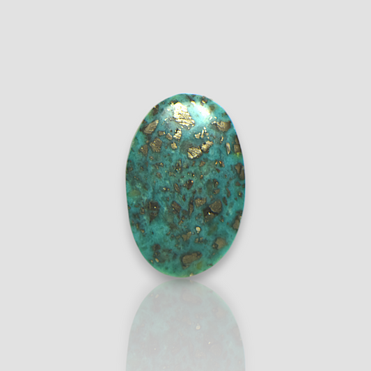 Irani Turquoise (Firoza) Gemstone - 12.09 Carat | AA-Quality