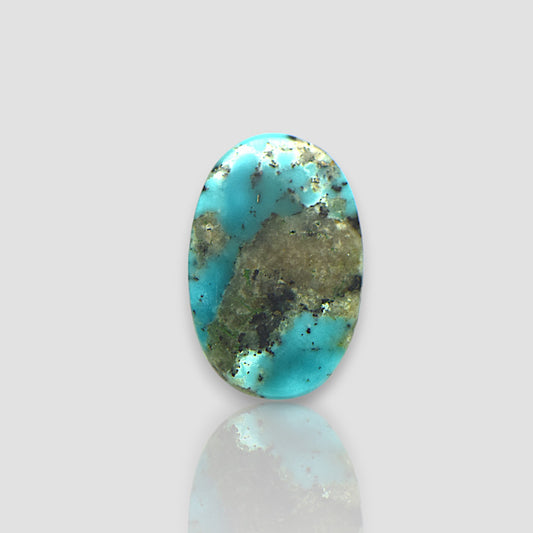 Irani Turquoise (Firoza) Gemstone - 12.95 Carat | A-Quality