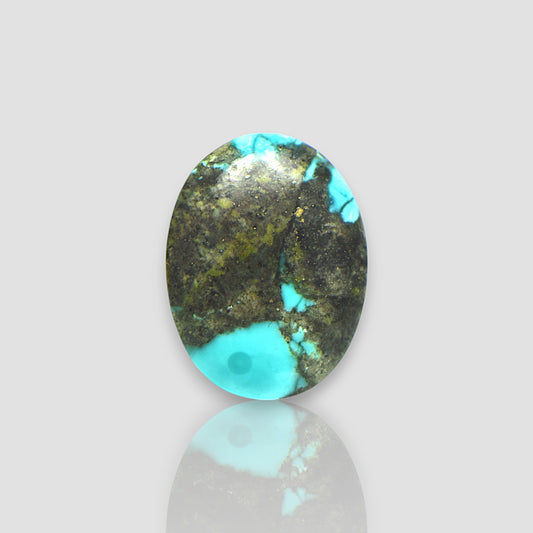 Irani Turquoise (Firoza) Gemstone - 30.25 Carat | A-Quality