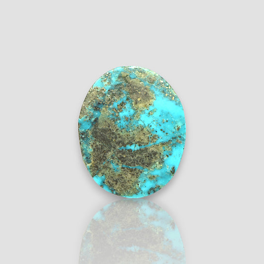 Irani Turquoise (Firoza) Gemstone - 26.6 Carat | AAA-Quality