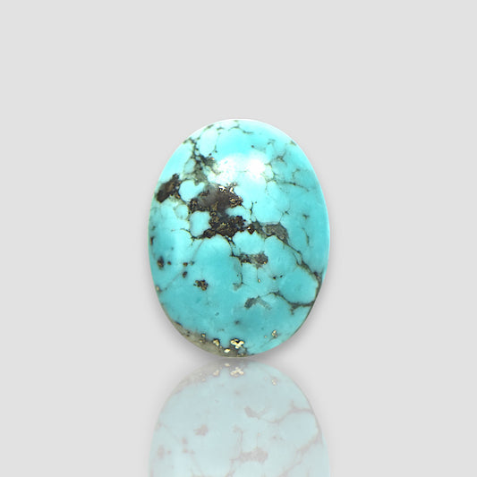 Irani Turquoise (Firoza) Gemstone - 26.6 Carat | AAA-Quality