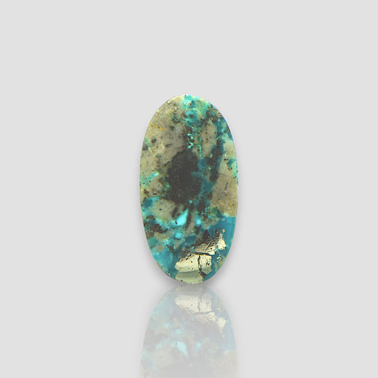 Irani Turquoise (Firoza) Gemstone - 19.5 Carat | AA-Quality