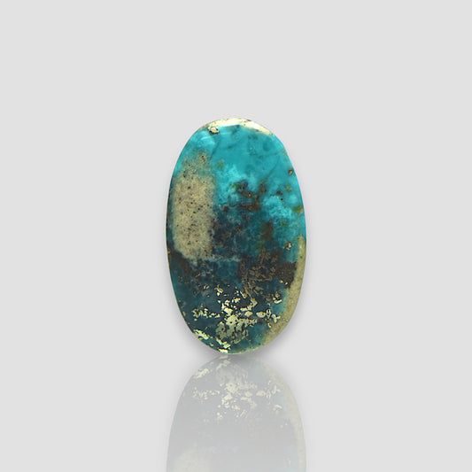 Irani Turquoise (Firoza) Gemstone - 17.5 Carat | AA-Quality